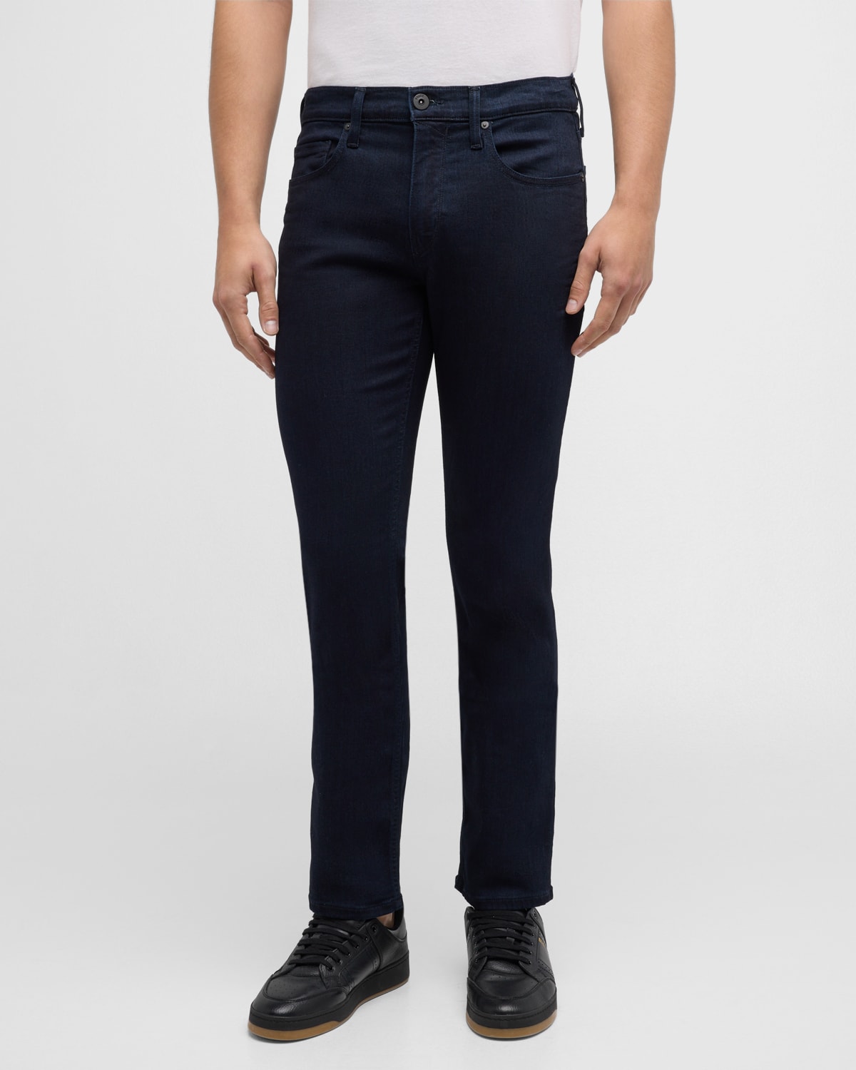 Shop Paige Men's Federal Slim-straight Jeans In Inkwell