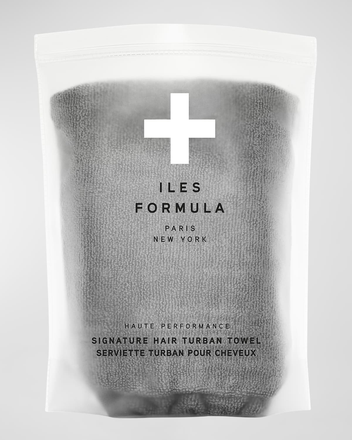 Iles Formula Signature Hair Turban Towel (Grey)