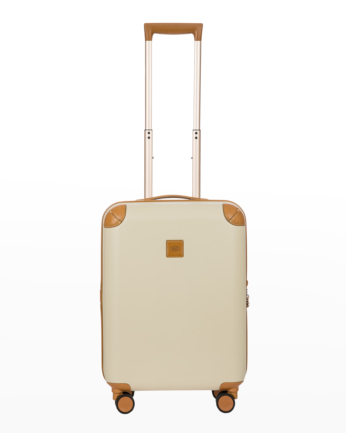 Bric's Amalfi 21" Carry-on Spinner Luggage In Cream/tan
