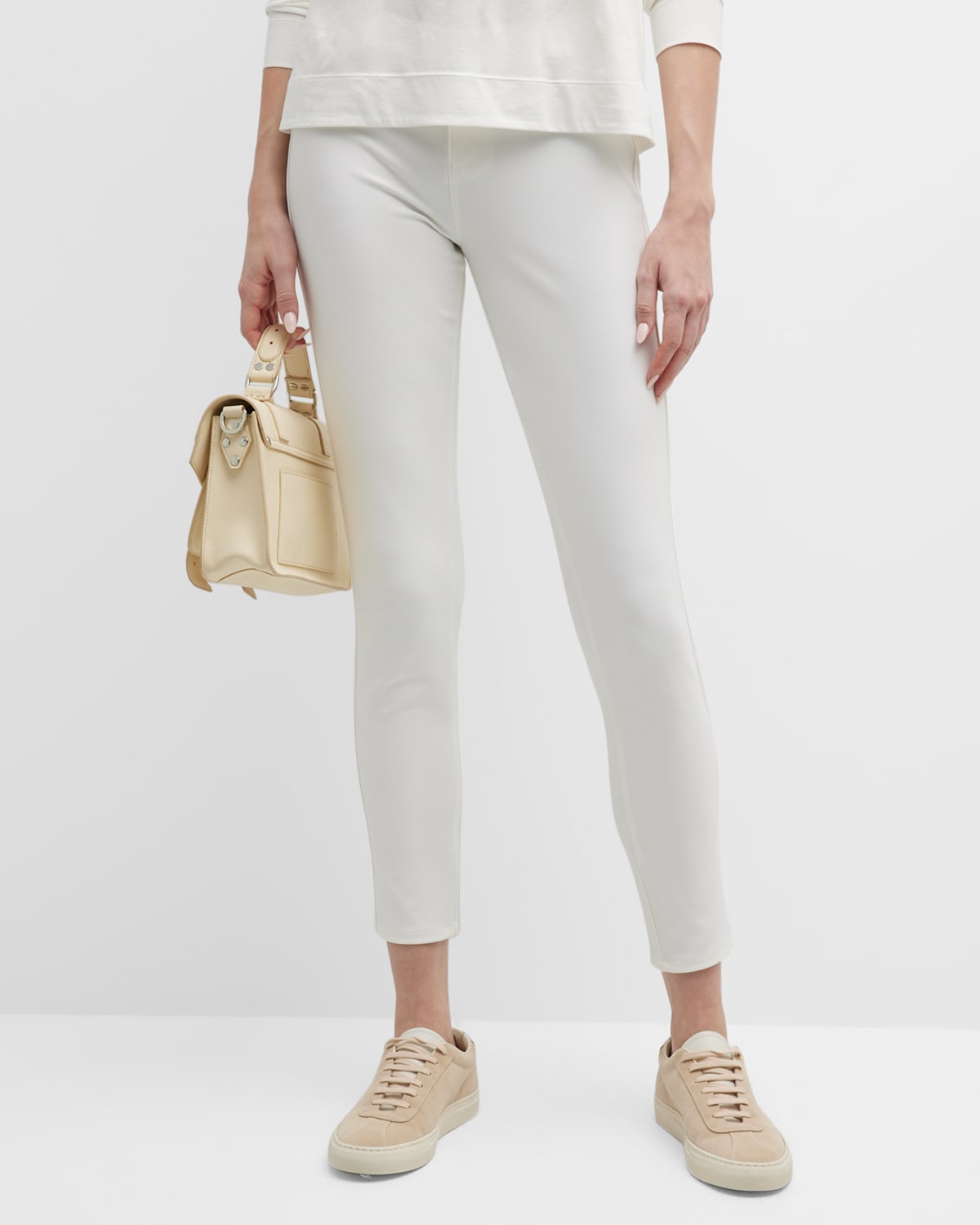 Lafayette 148 Plus Size Mercer Acclaimed Stretch Skinny Jeans In White