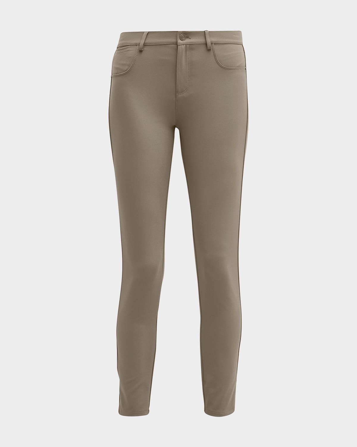 Shop Lafayette 148 Plus Size Mercer Acclaimed Stretch Skinny Jeans In Nougat