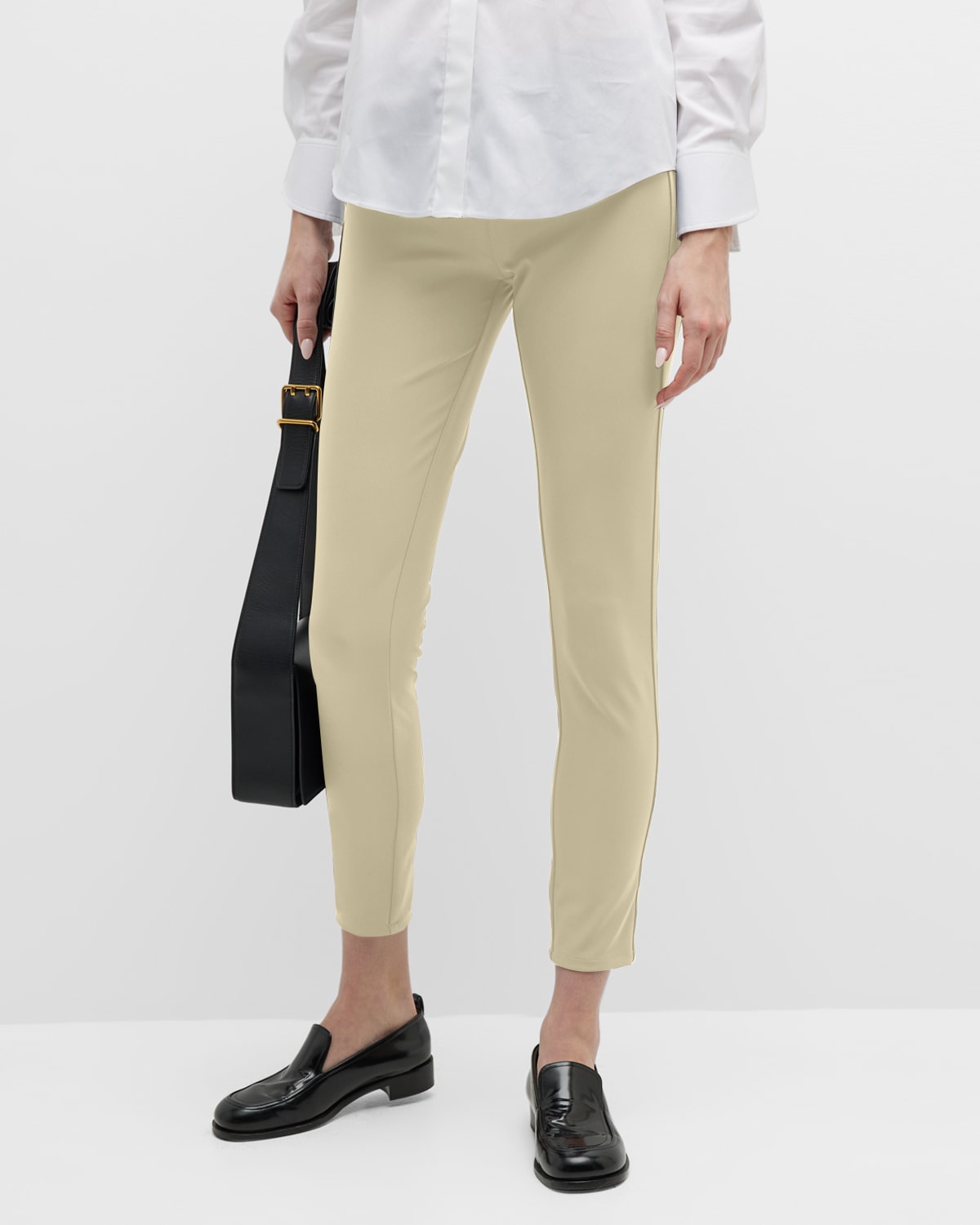 Lafayette 148 Plus Size Mercer Acclaimed Stretch Skinny Jeans In Sand