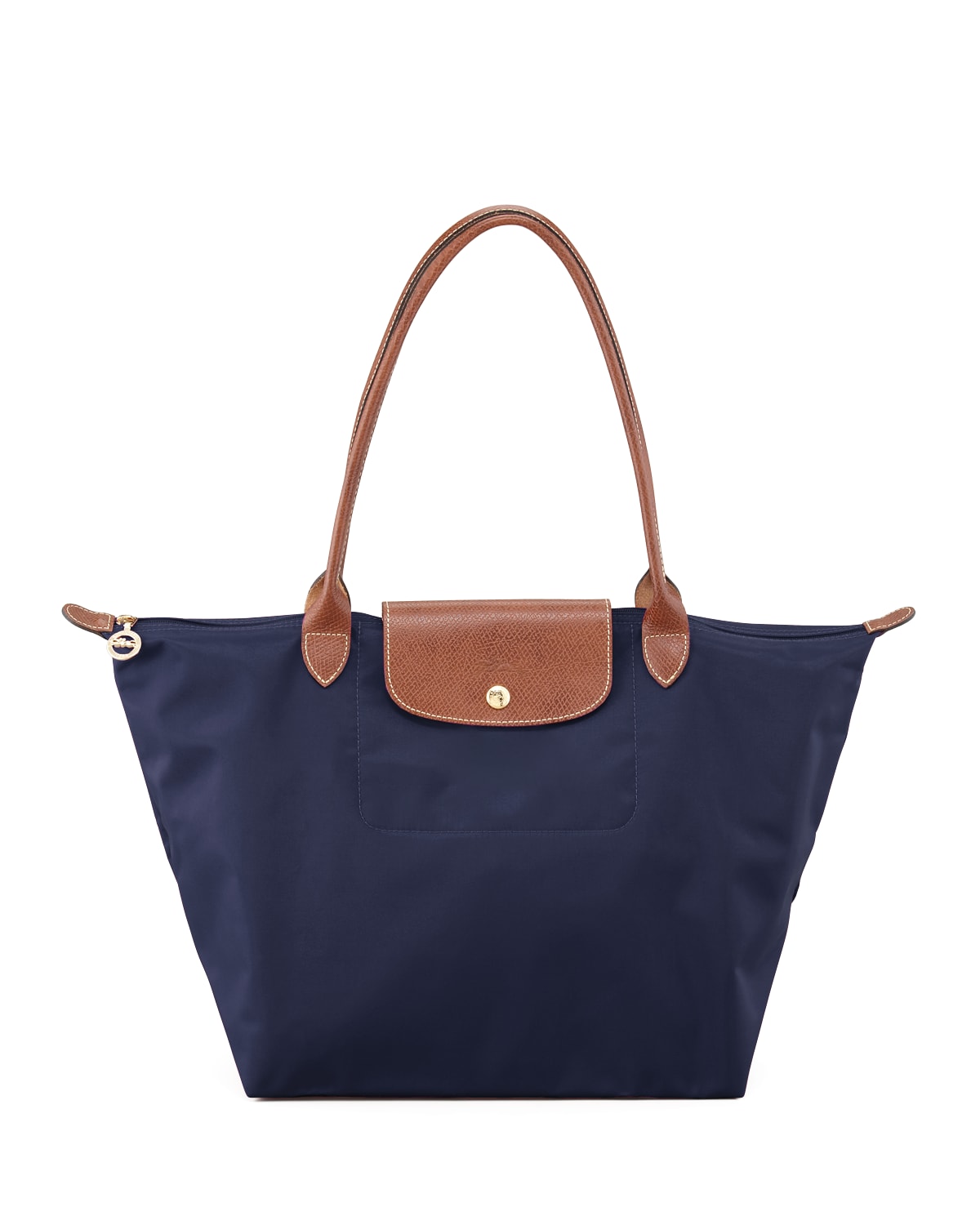 Longchamp Le Pliage Large Shoulder Tote Bag In Navy