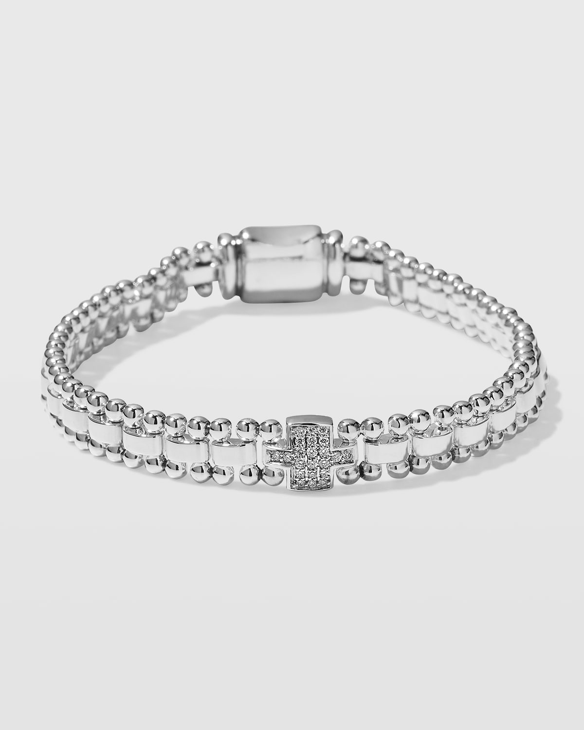 Caviar Spark Diamond-Link Bracelet