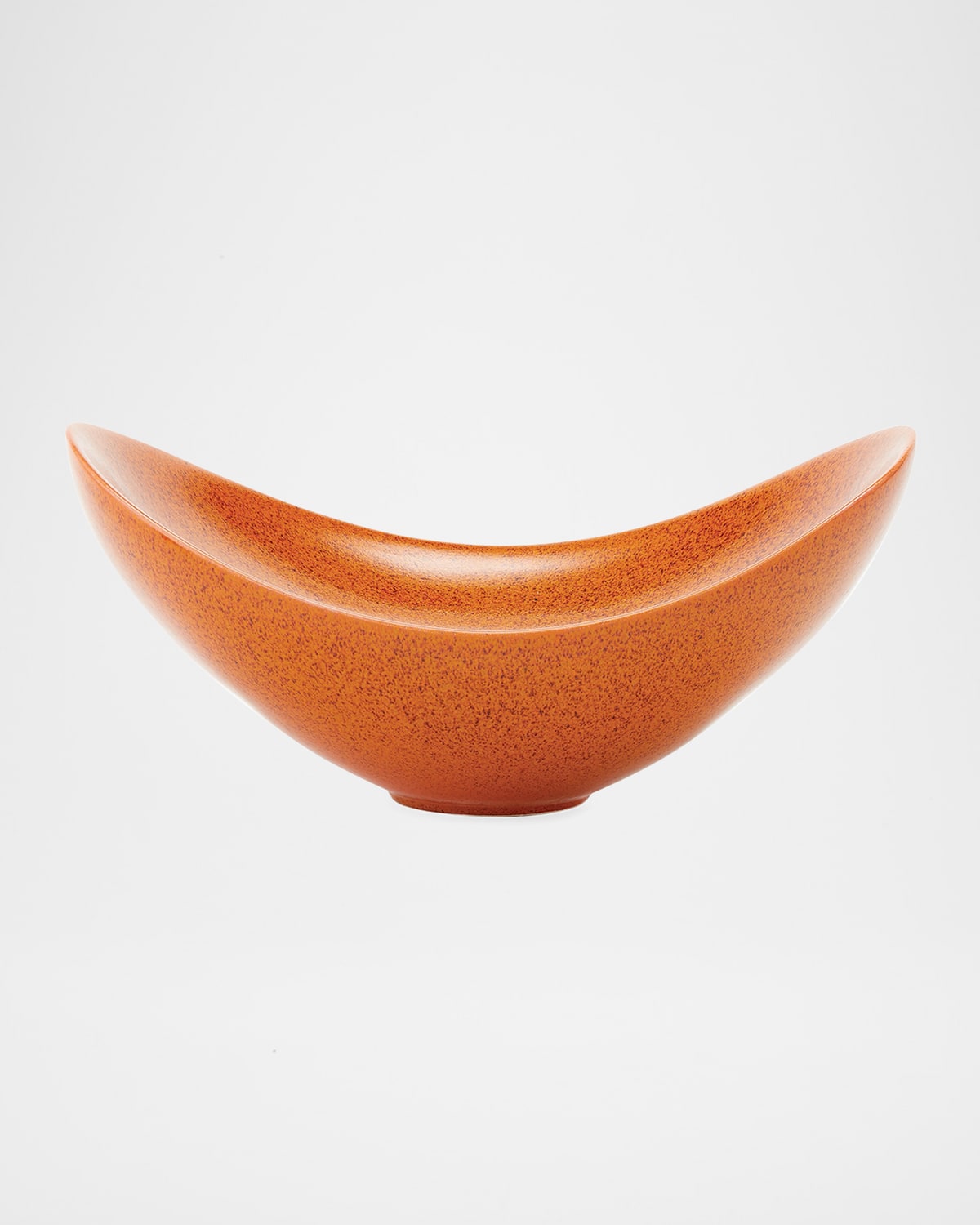 Shop Global Views Swoop Bowl In Orange