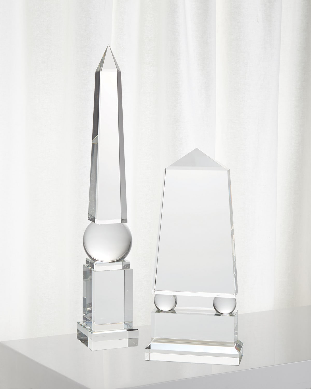 Global Views Tall Crystal Obelisk
