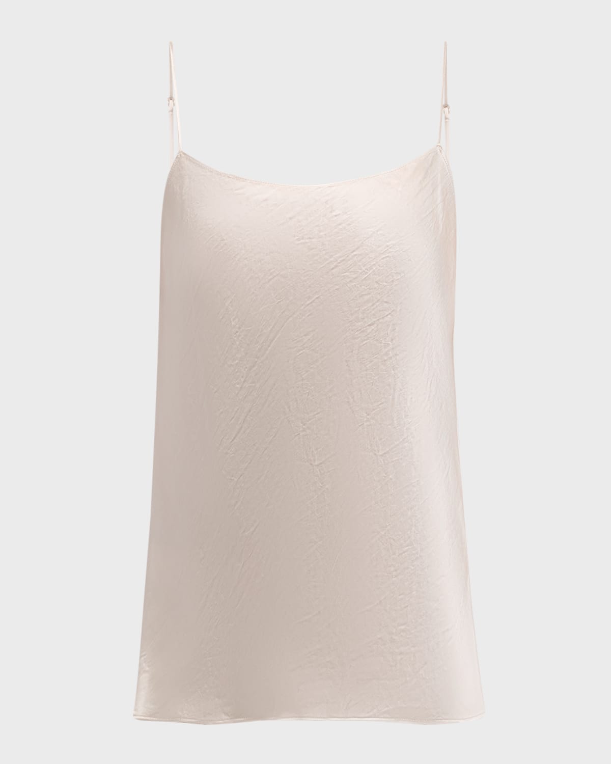 VINCE SATIN SCOOP-NECK CAMI