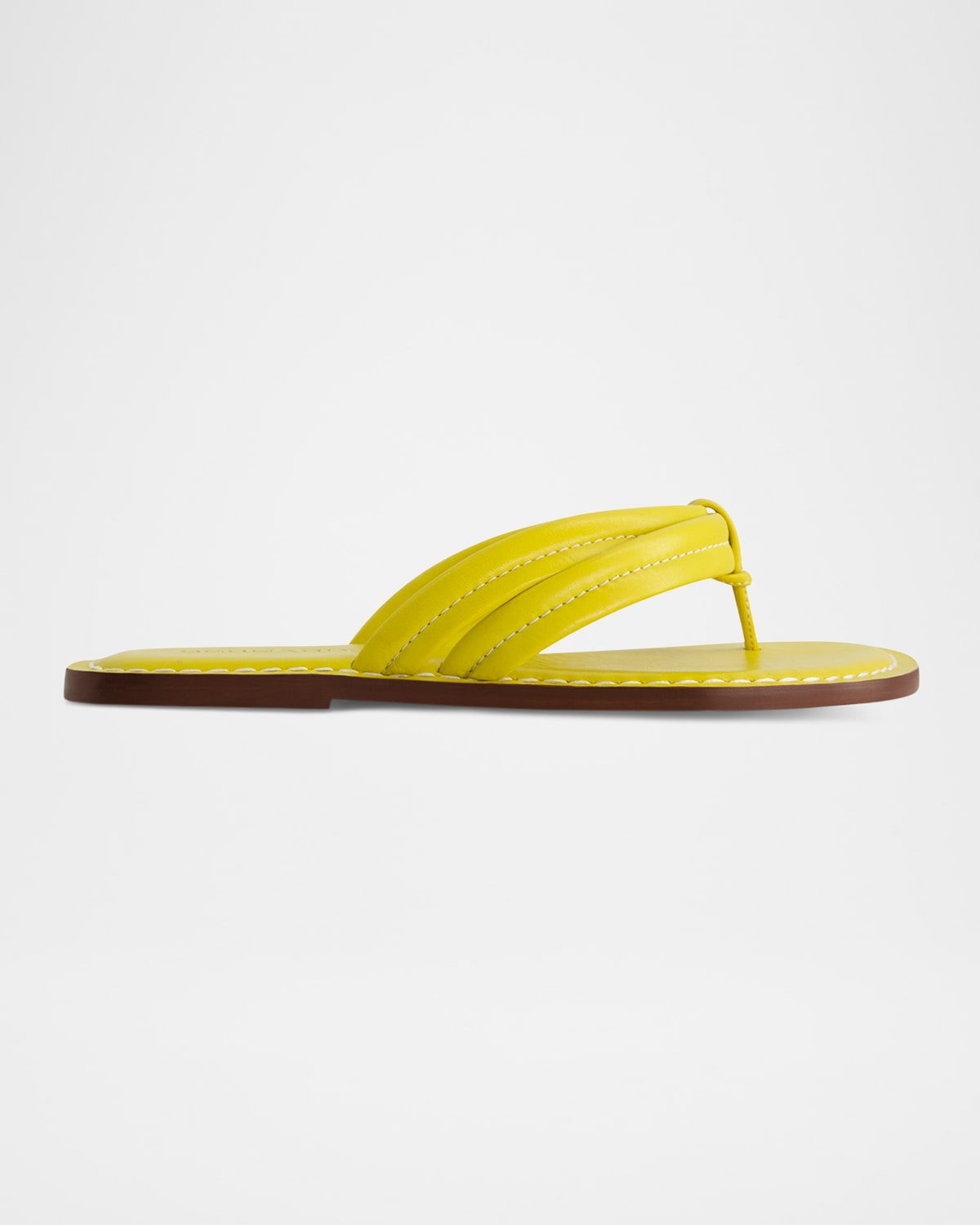 Shop Bernardo Miami Leather Slide Sandals In Daisy Antique Calf