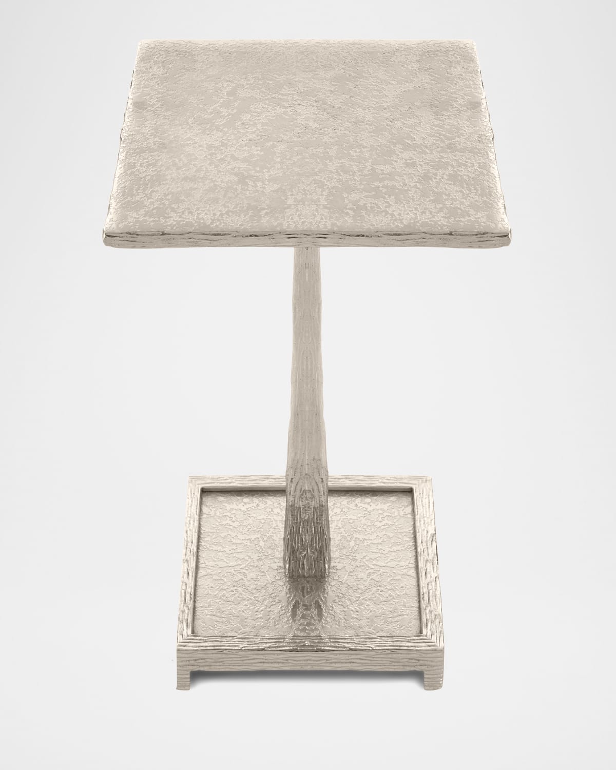 John-richard Collection Textured Nickel Martini Table