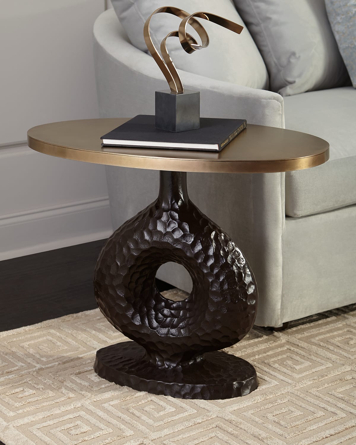 Arteriors Seth Textured Side Table