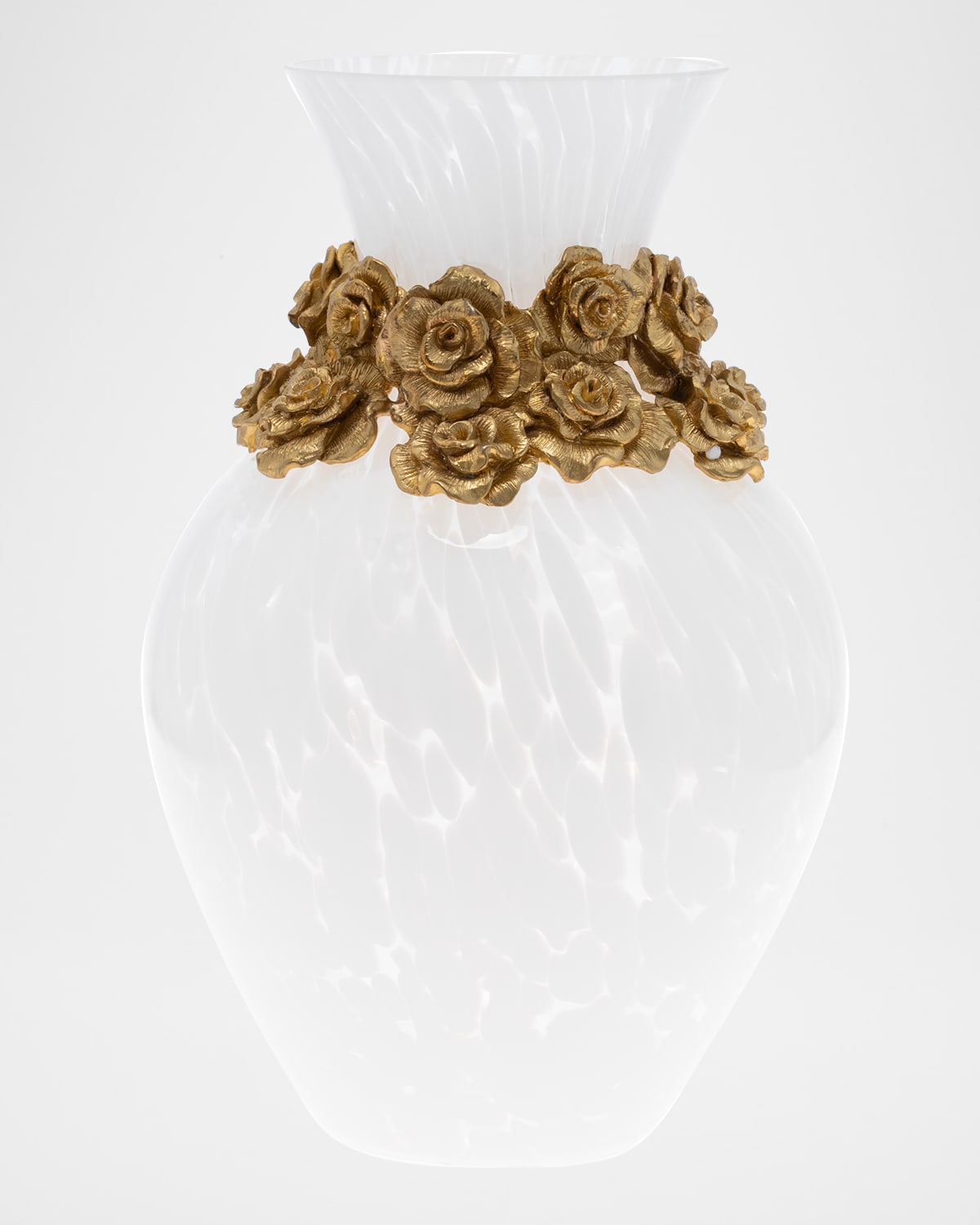 Jay Strongwater Suzanne Rose Vase In Multi