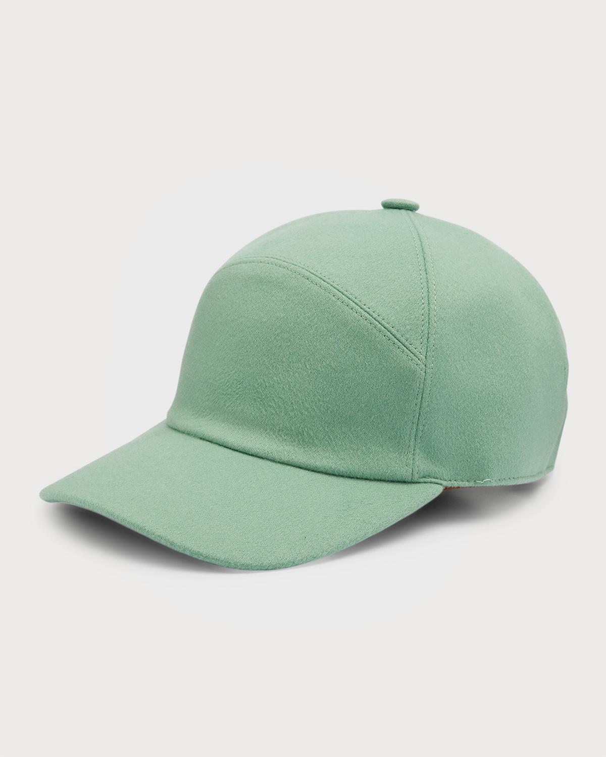 Loro Piana Storm System Cashmere Baseball Hat In Strawberry  display picture 2