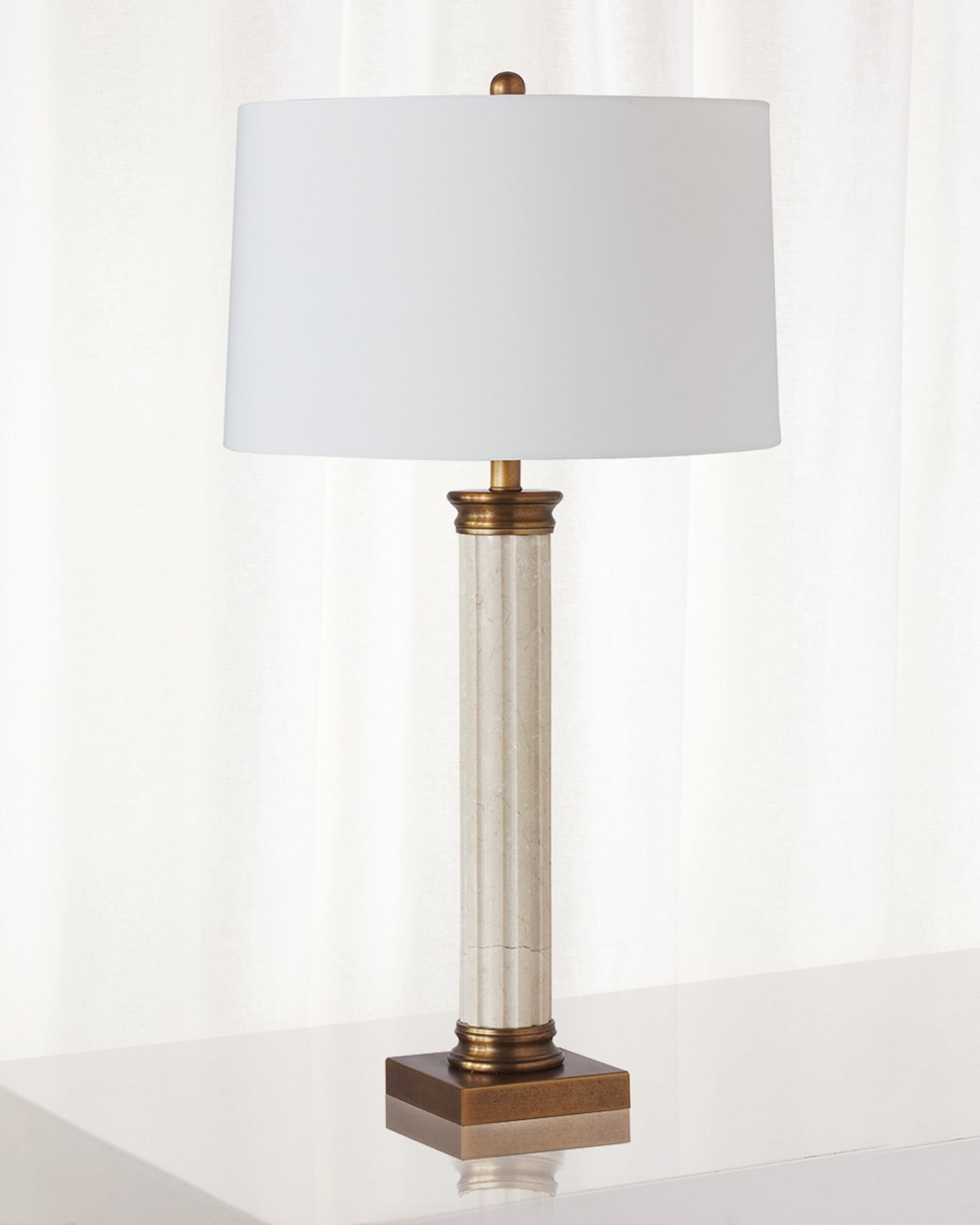 Shop Port 68 Lincoln Park Lamp In Brass