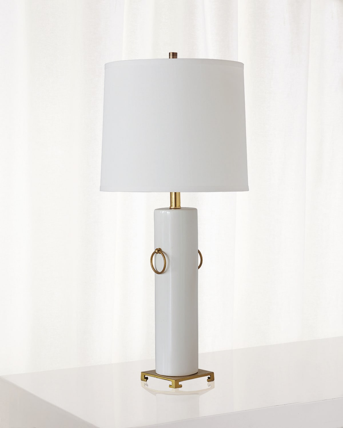 Shop Port 68 Beverly Table Lamp In Cream