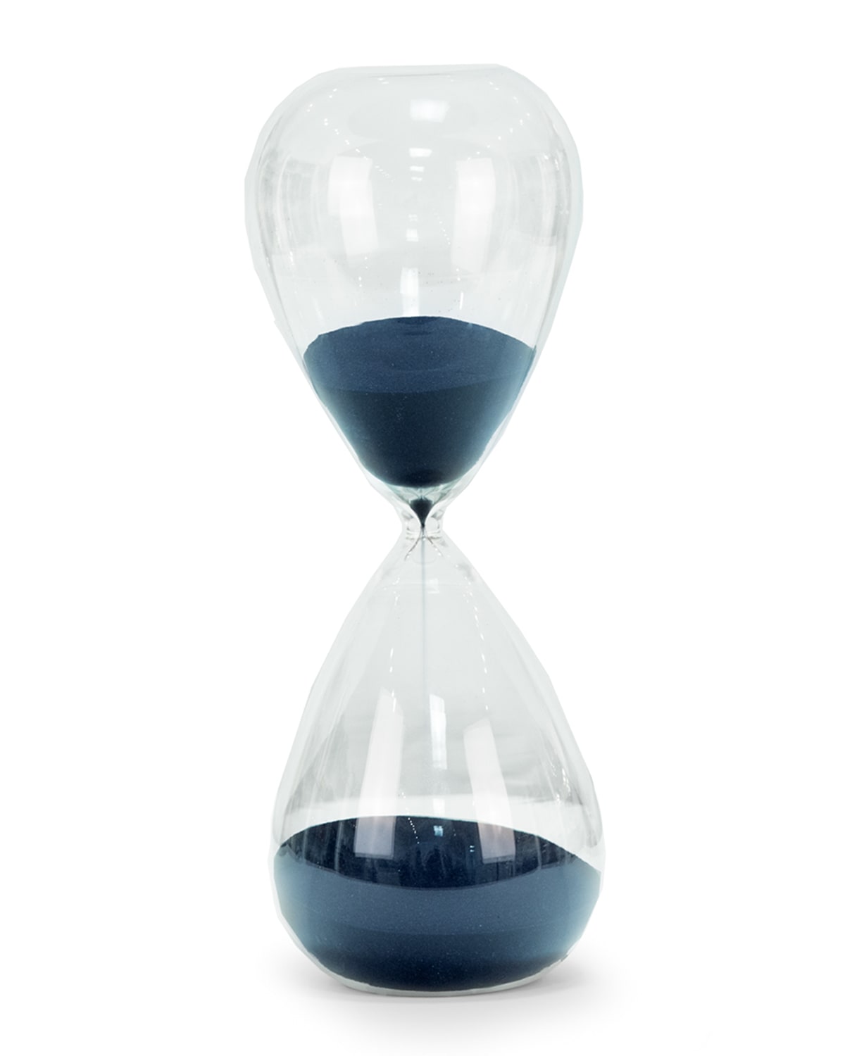 Hand-Blown Crystal Sand Timer Hourglass (90 minute)