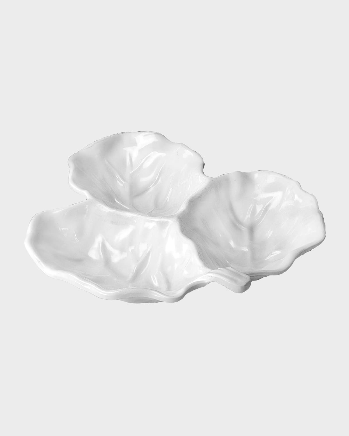 Beatriz Ball Vida Lettuce Triple Dip Server In White