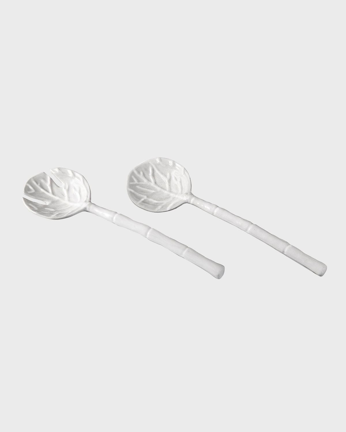 Beatriz Ball Vida Lettuce Salad Servers In White