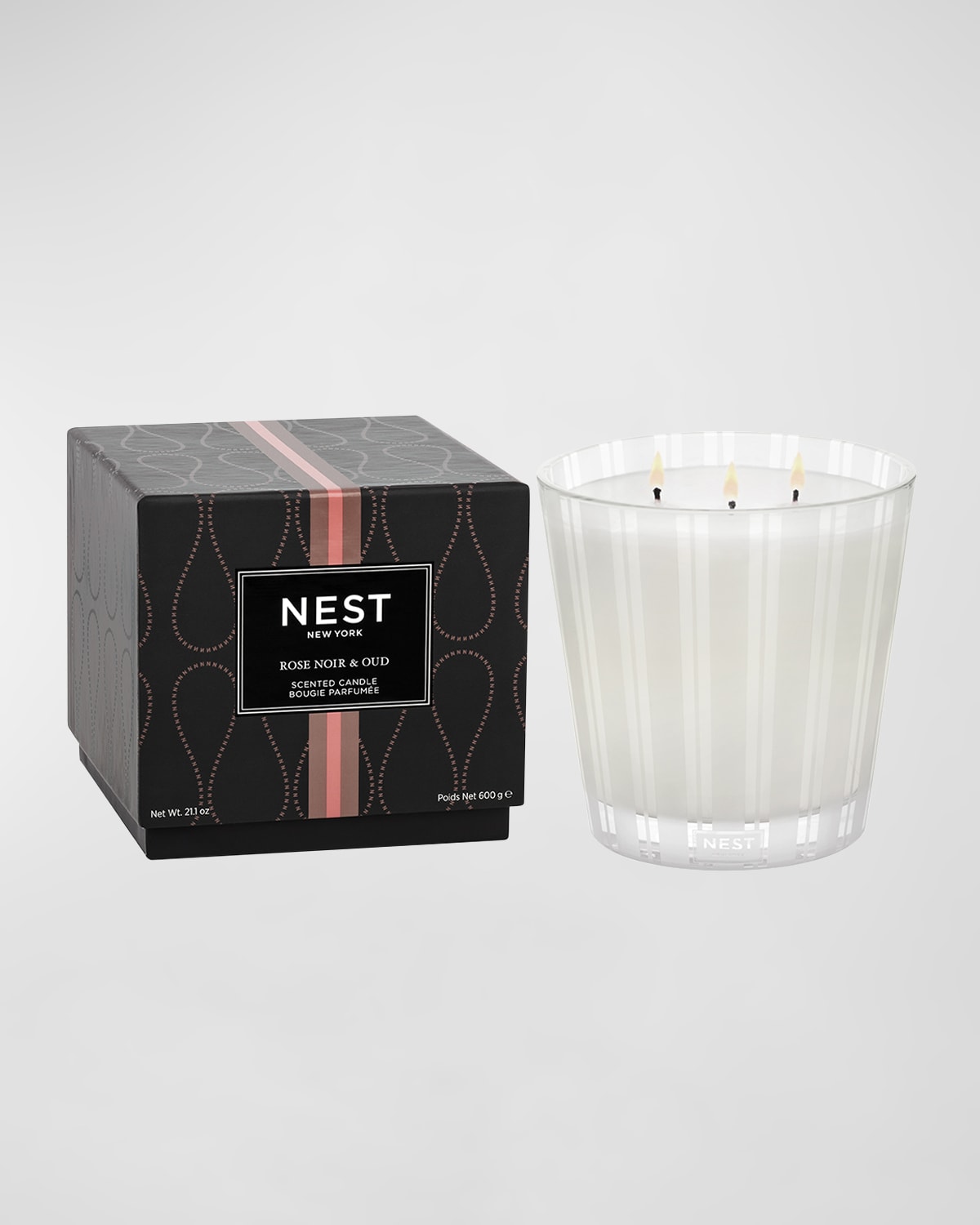 Nest New York 21.1 Oz. Rose Noir & Oud 3-wick Candle