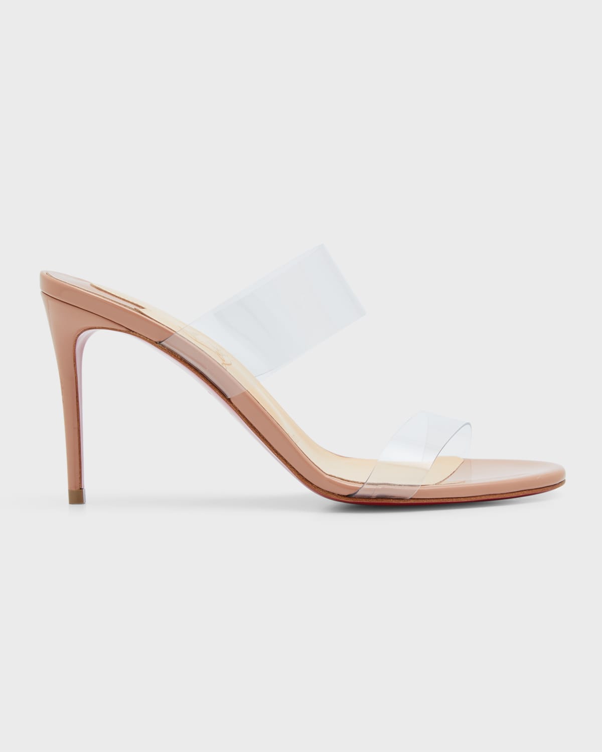 Christian louboutin just nothing illusion red sole sandals online