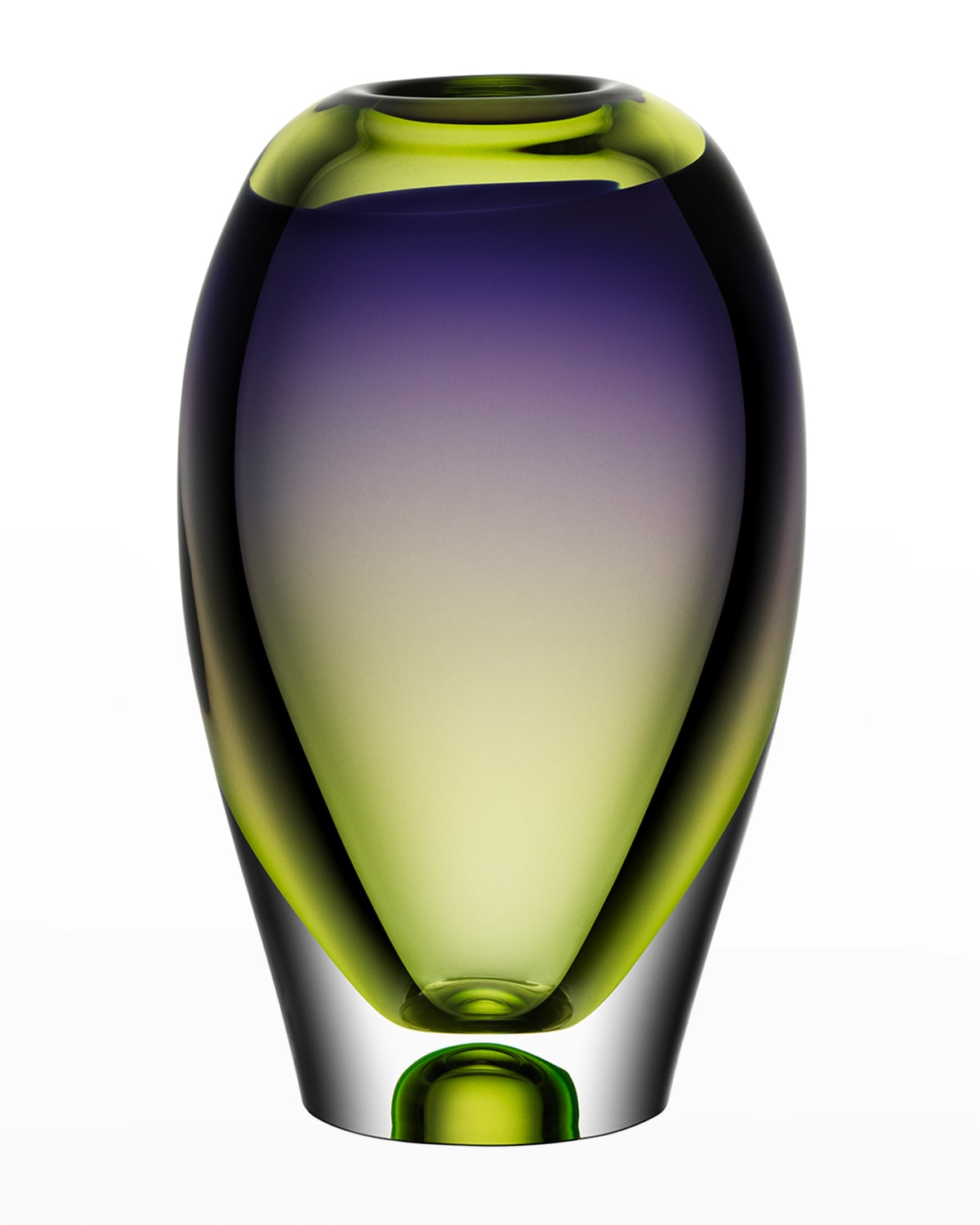 Shop Kosta Boda Vision Vase In Purple /green