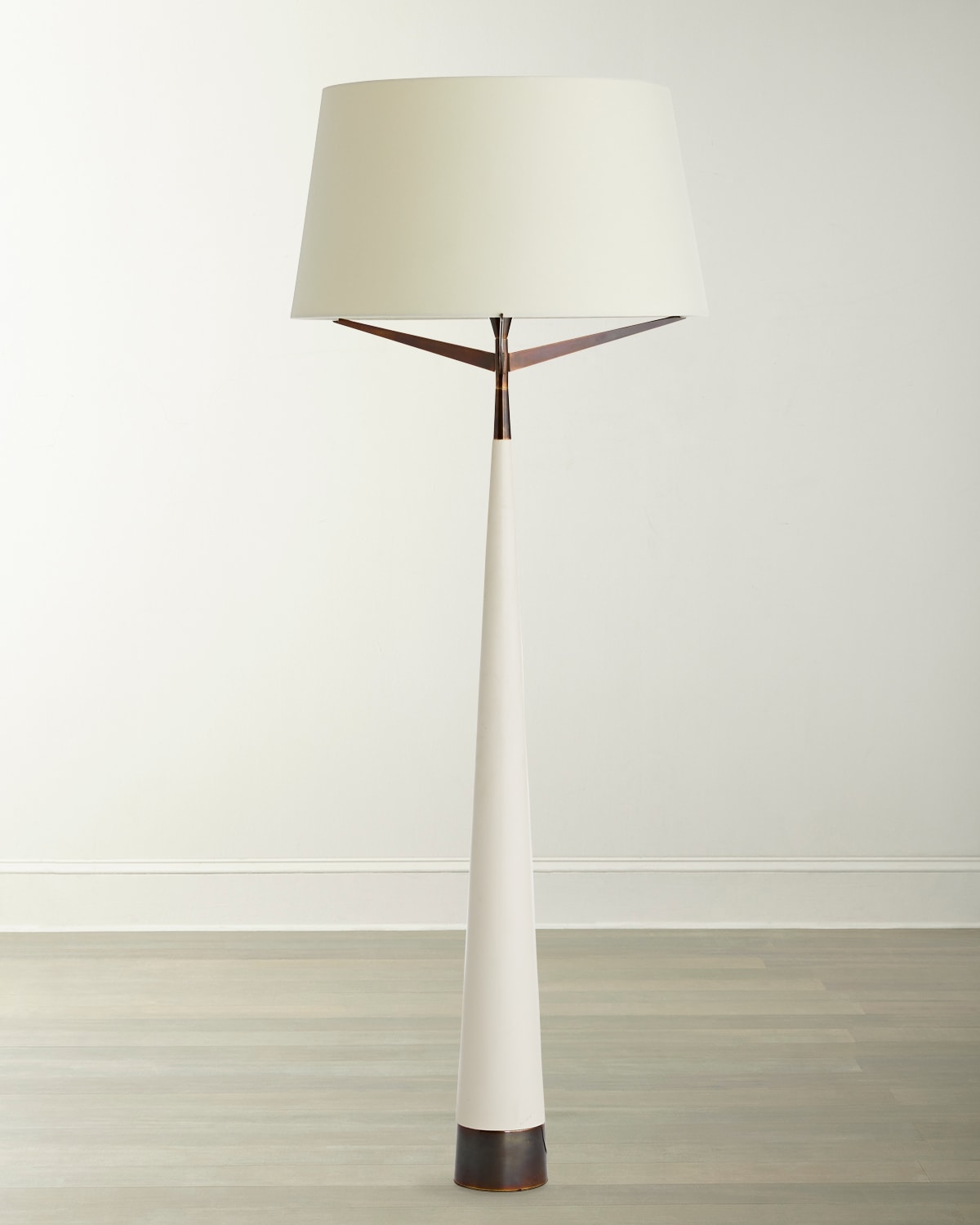 Shop Arteriors Elden Floor Lamp In White