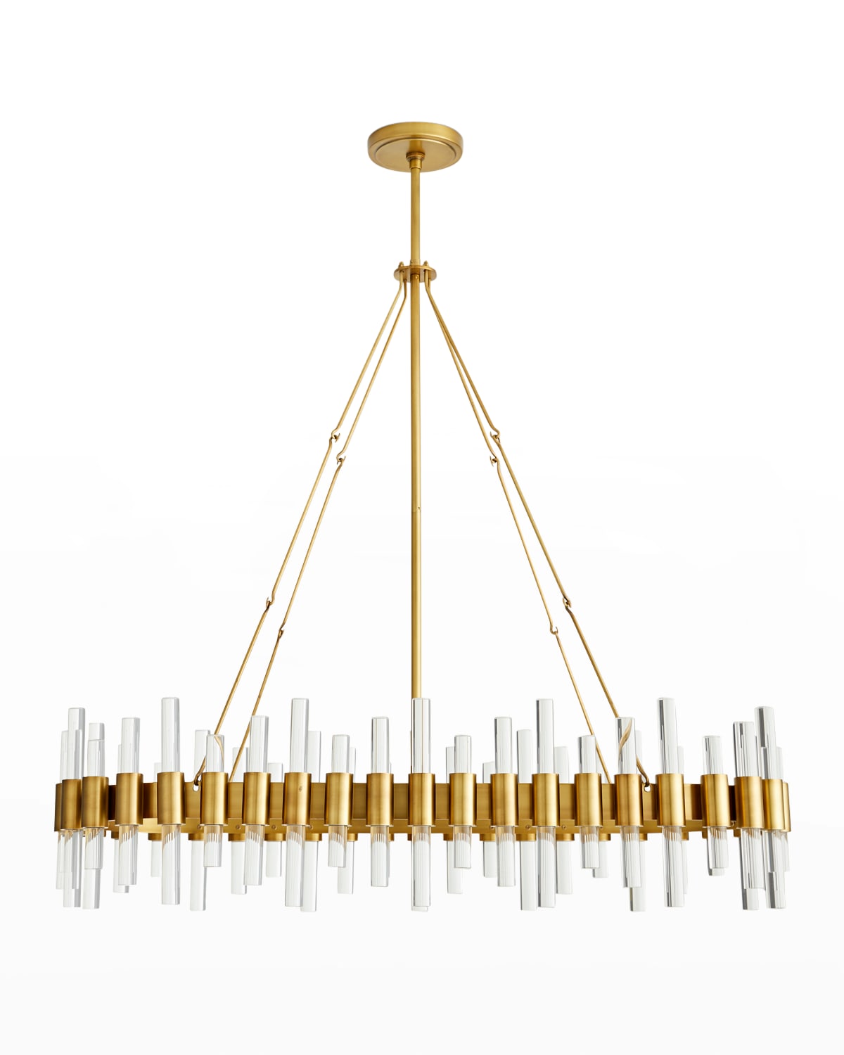 Shop Arteriors Haskell Oval Chandelier In Gold