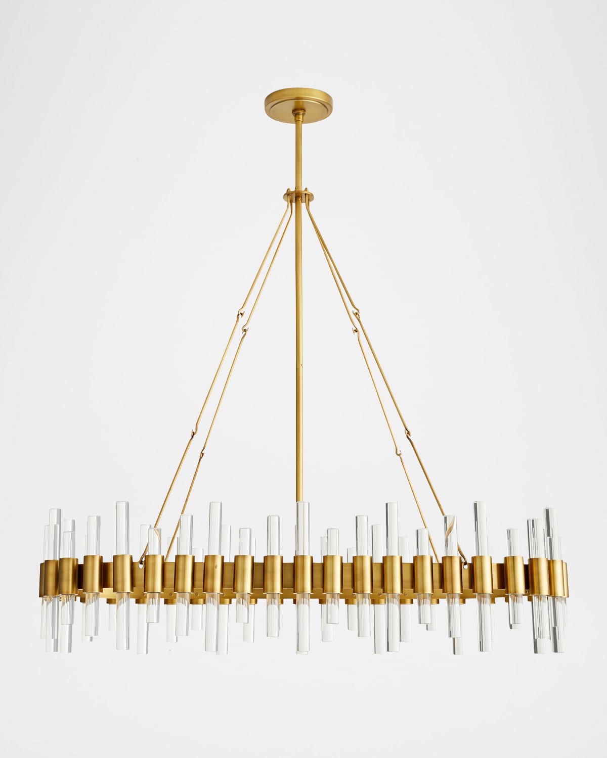 Shop Arteriors Haskell Oval Chandelier In Gold