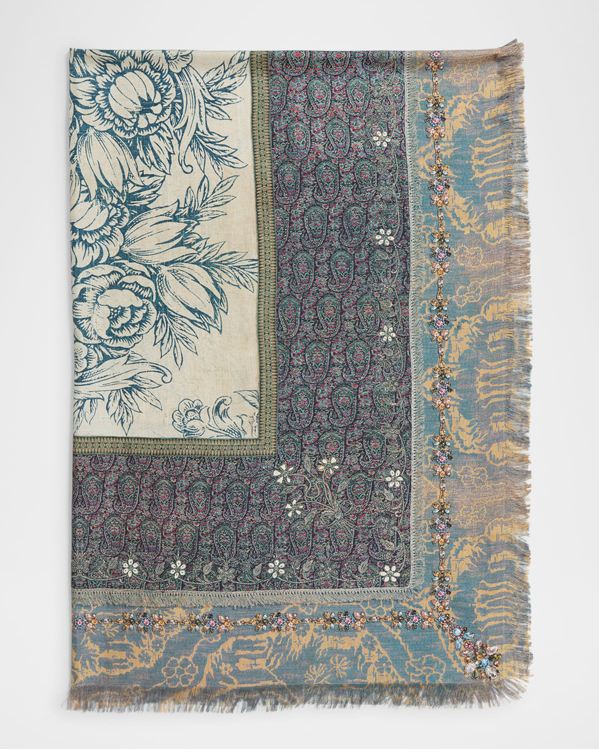 PIERRE-LOUIS MASCIA MASCIA ALOE ULTRAWASH SILK SCARF 