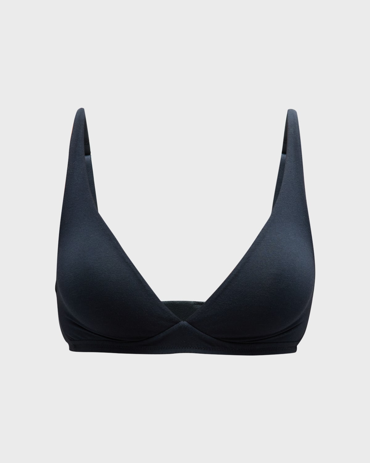 Shop Hanro Cotton Sensation Soft-cup Bra In Black