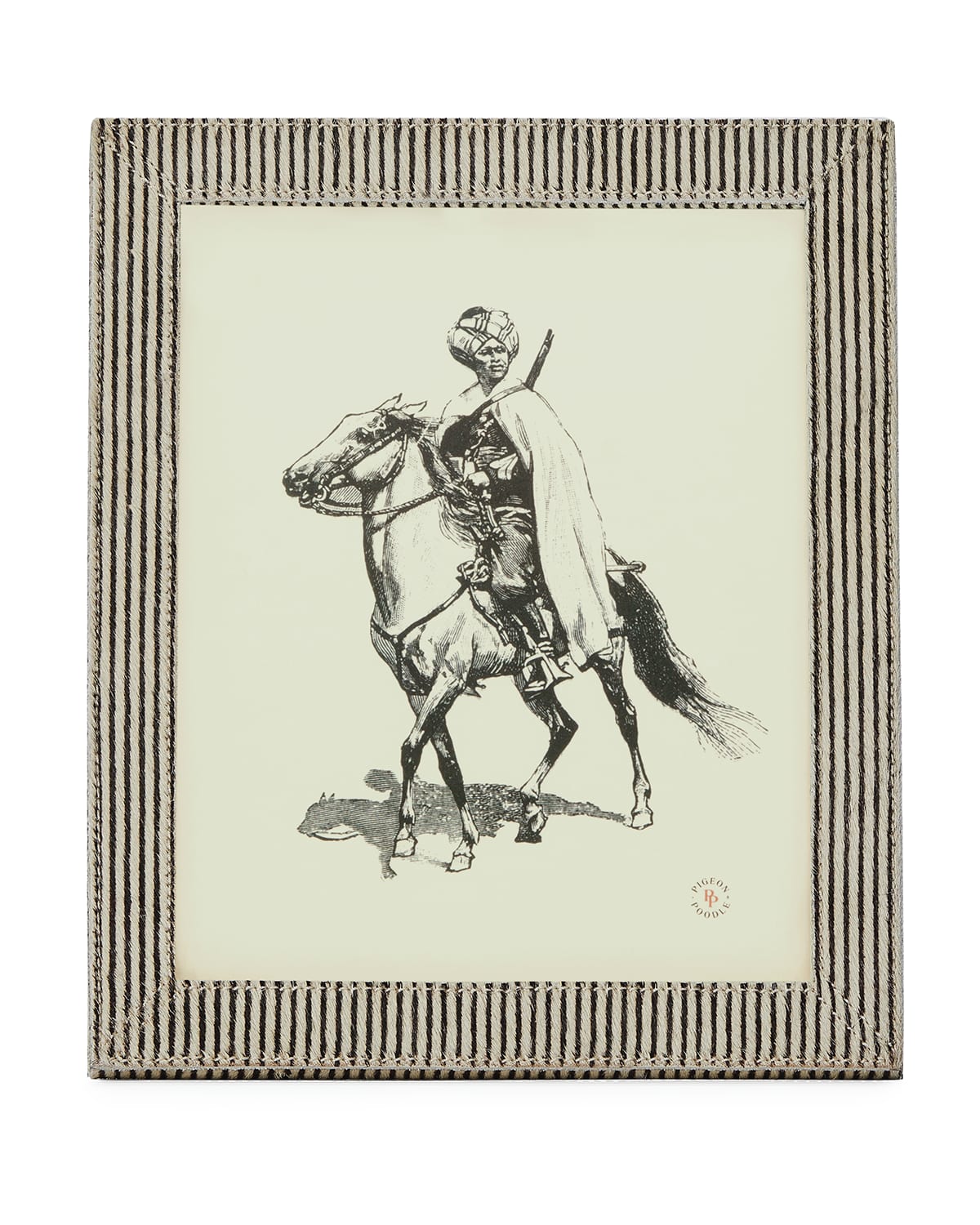 Pigeon & Poodle Hana Striped Picture Frame, 8" X 10"