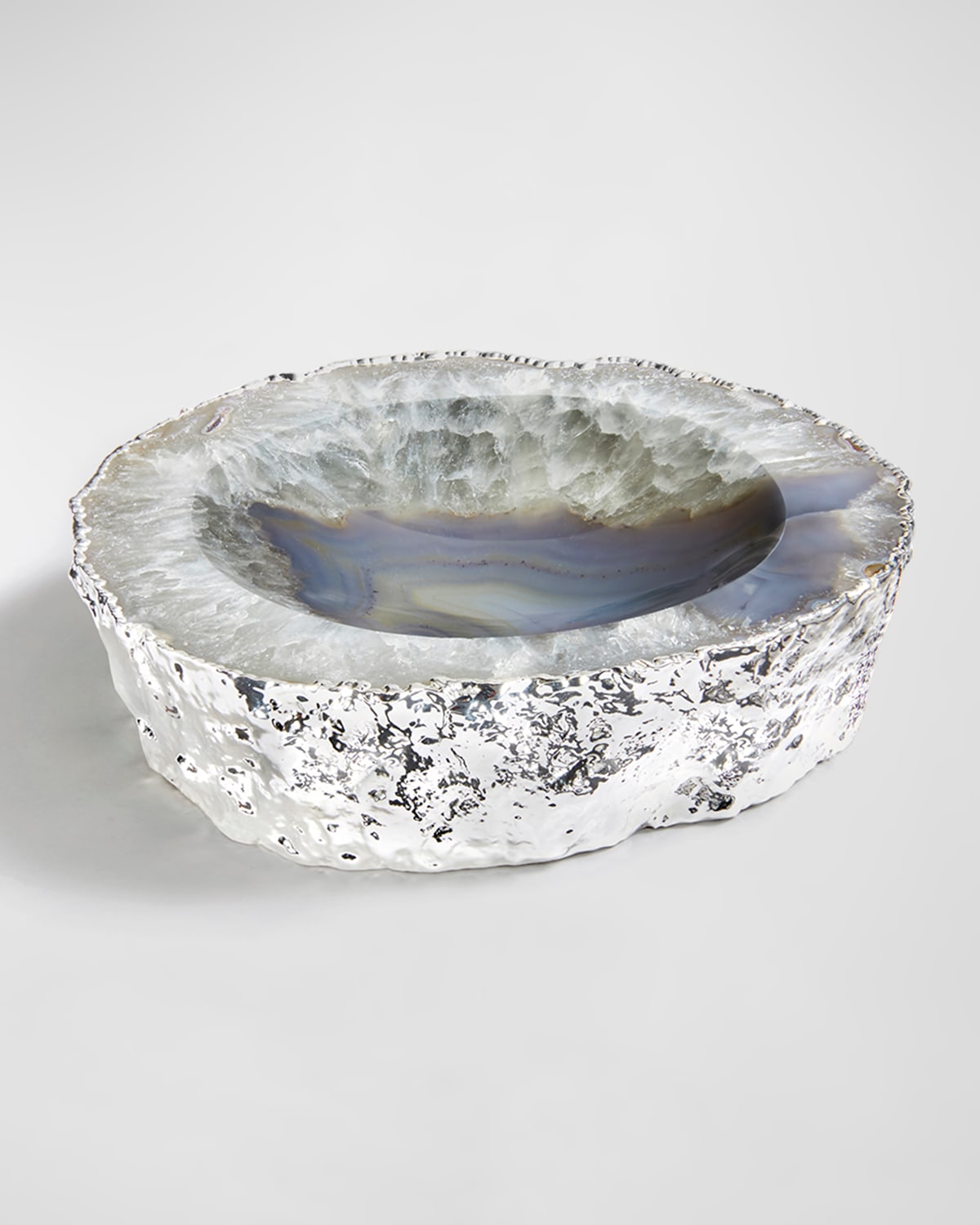 Anna New York Cascita Silverplated Crystal Bowl In Natural Slvr
