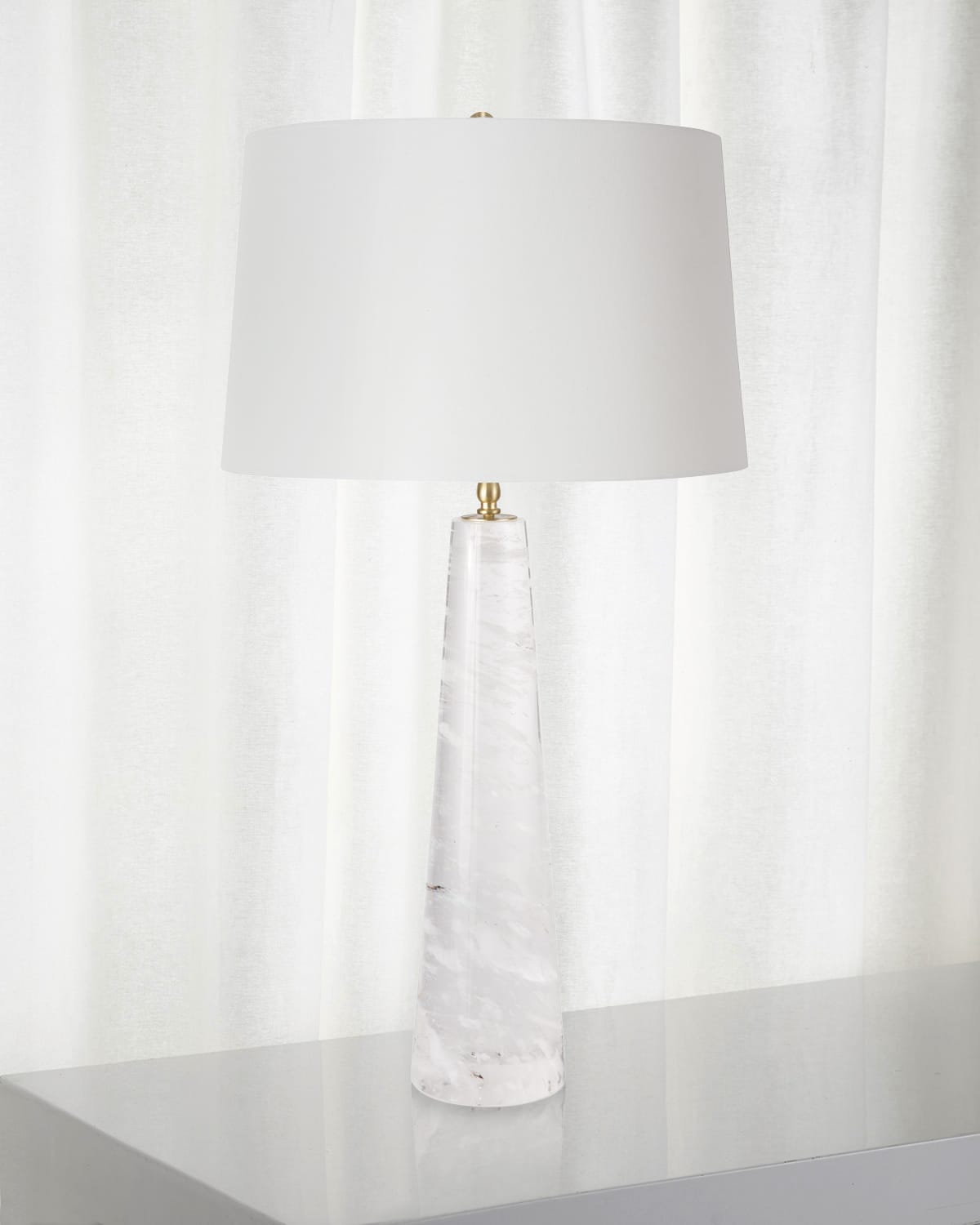 Shop Regina Andrew Odessa Crystal Large Table Lamp In White