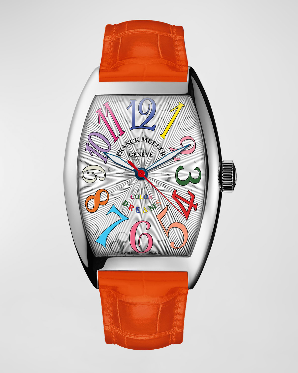 Franck Muller Ladies Color Dreams Curvex Watch with Alligator Strap