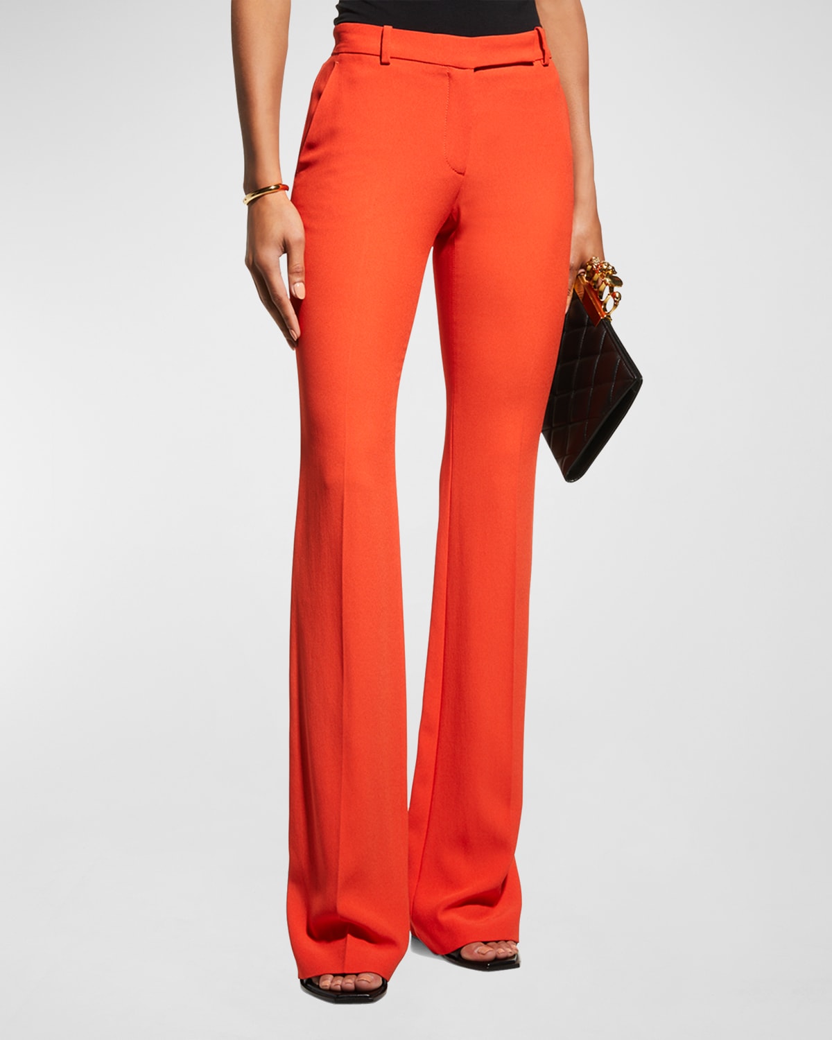 Alexander Mcqueen Classic Suiting Pants In Dksunset