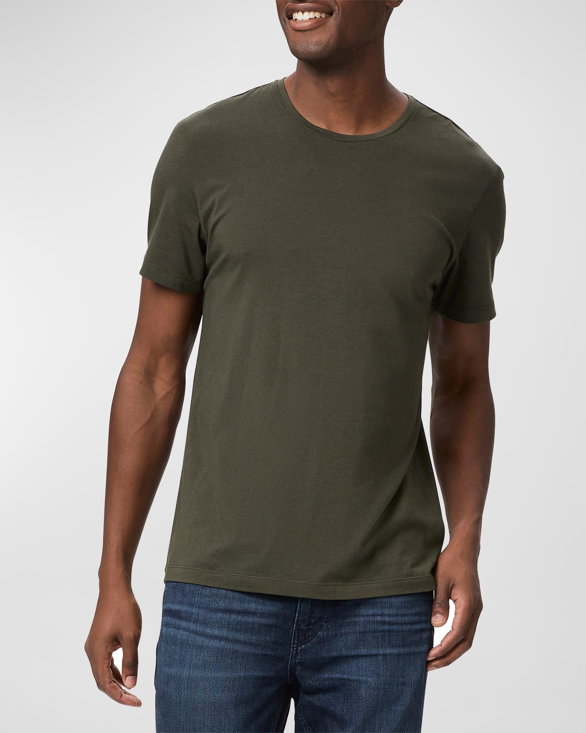 Paige Cash Crewneck T-shirt In Mountain Pine
