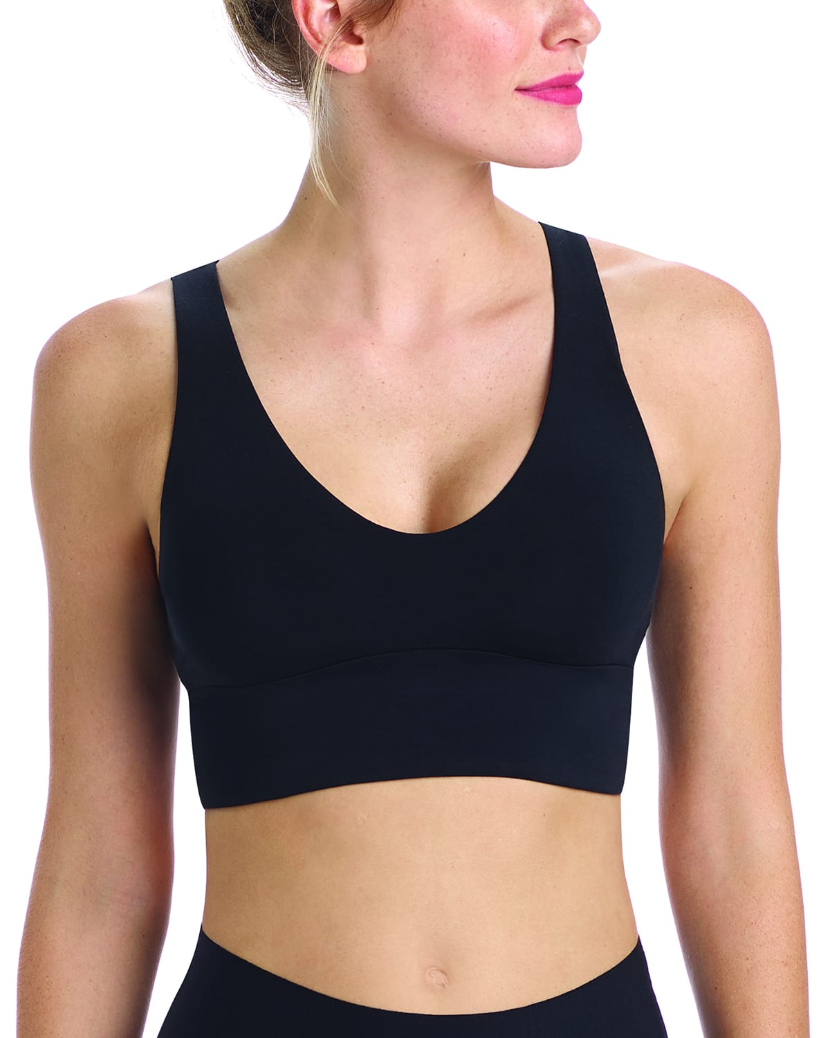 Commando Womens Black Butter Comfy Scoop-neck Stretch-jersey Bralette S In Midnight