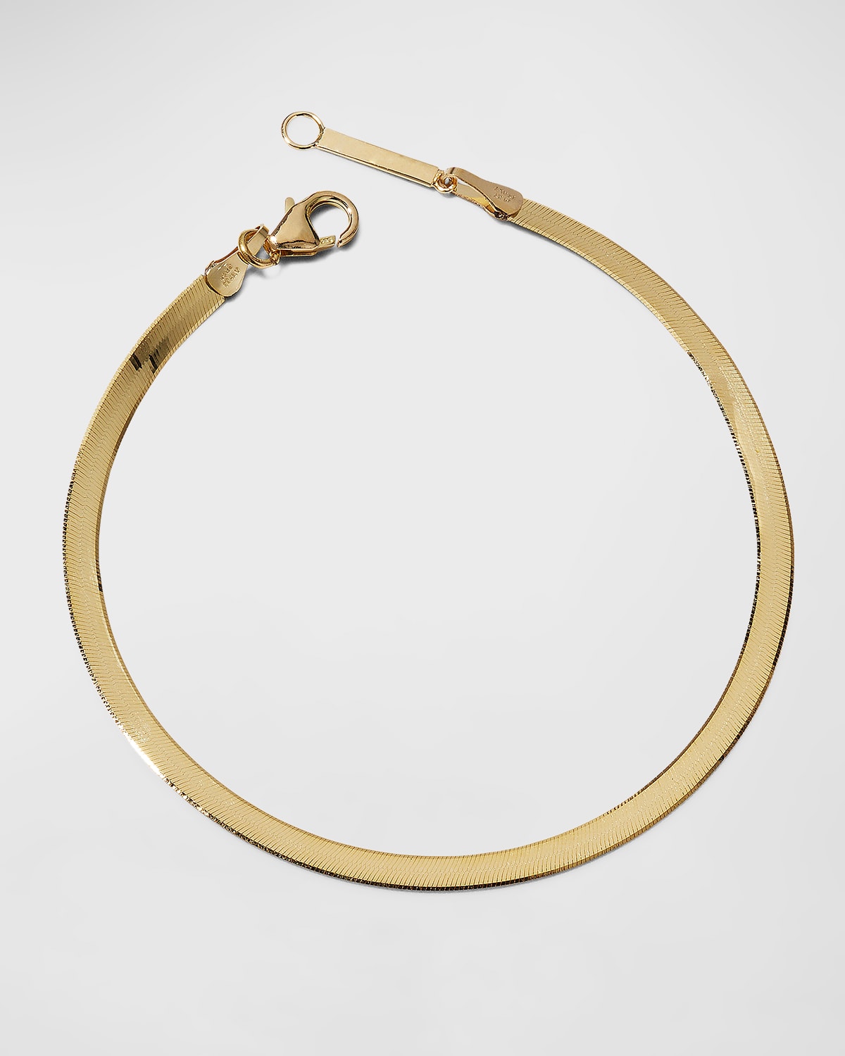 LANA JEWELRY 14k Liquid Gold Snake Chain Bracelet