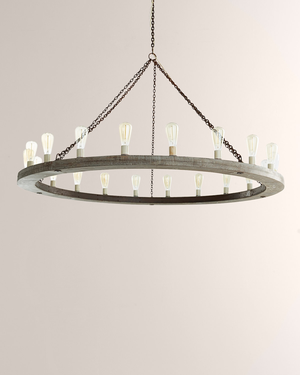 Shop Arteriors Geoffrey Large Chandelier In Gray