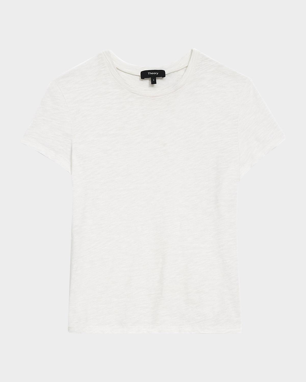 Theory 2 Nebulous Organic Cotton Tiny Tee In Blk