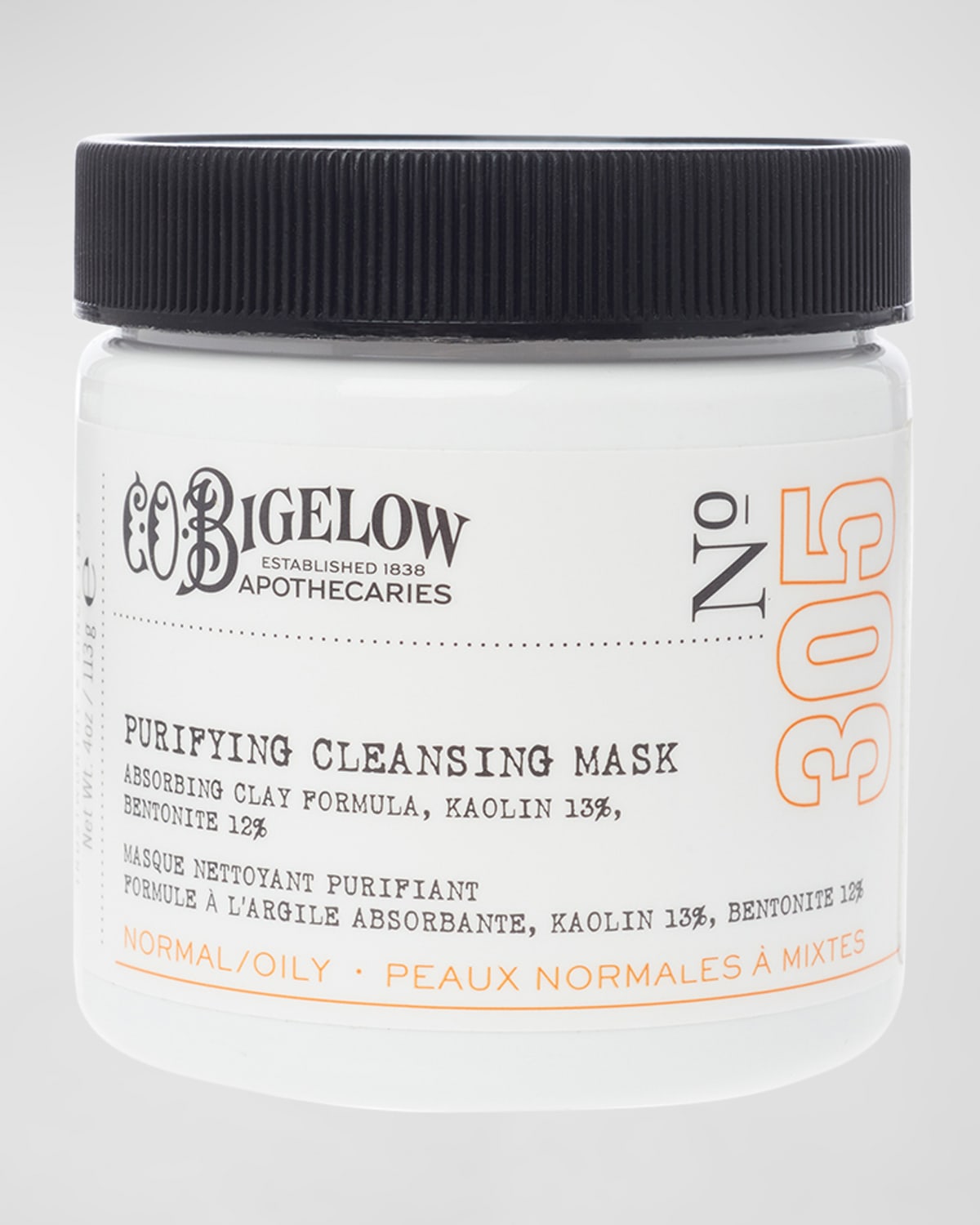 C.O. Bigelow Purifying Cleansing Mask, 4 oz.