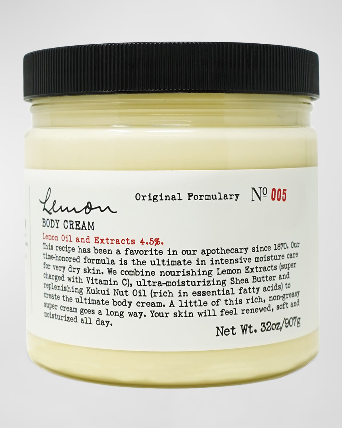 Lemon Body Cream, 32 oz./ 907 g