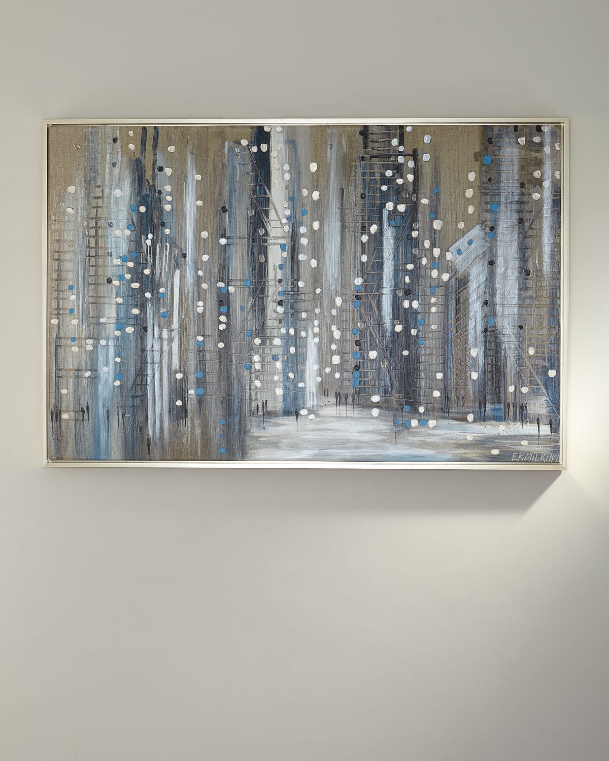 Shop Rfa Fine Art Silver Night Giclee Canvas Art By Ekaterina Ermilkina In Multi