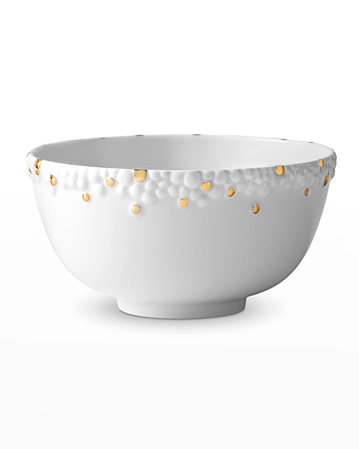 L'objet Haas Mojave 24k Gold & Porcelain Cereal Bowl In Gold