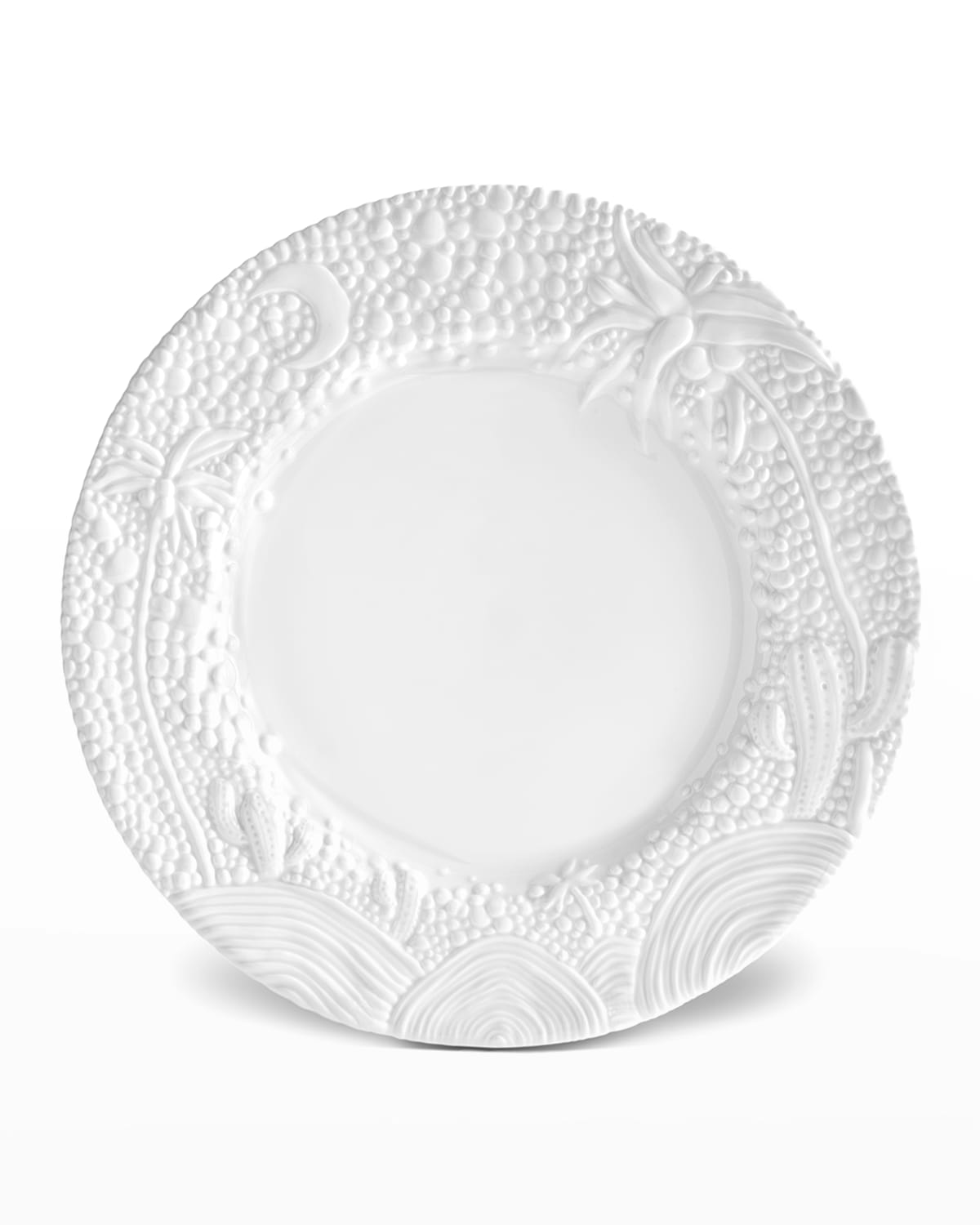 L'objet Haas Mojave Desert Porcelain Charger Plate In White