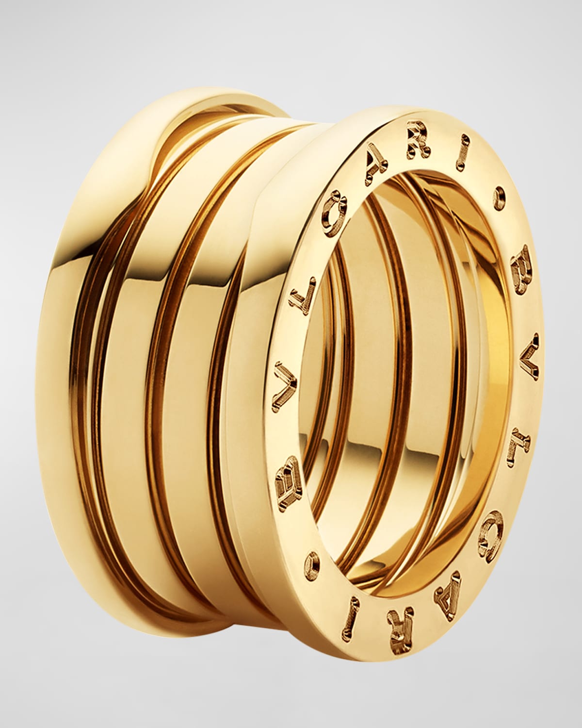B.Zero1 18k Gold 4-Band Ring, Size 50