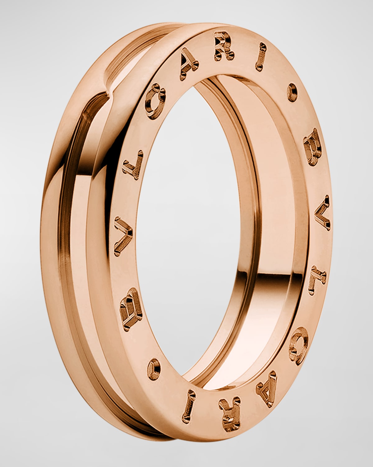 B.Zero1 Rose Gold 1-Band Ring, Size 53