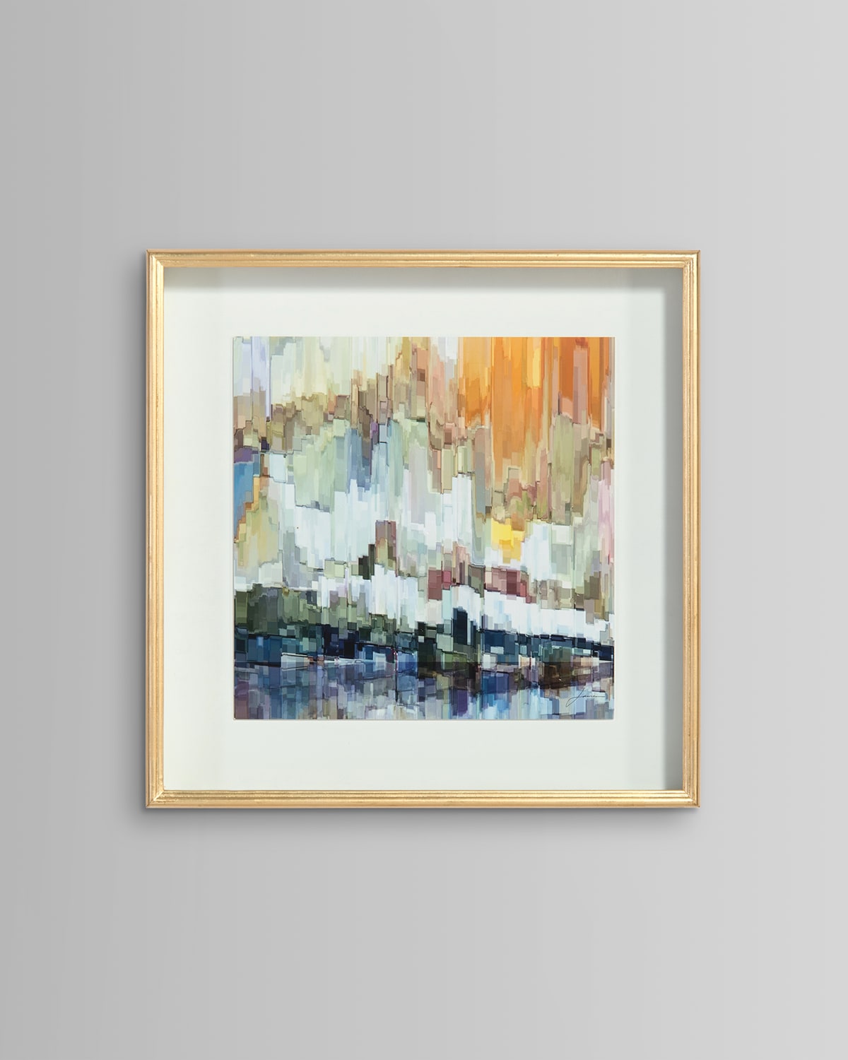 John-richard Collection Glacier Bay Ii Giclee Art In Multi