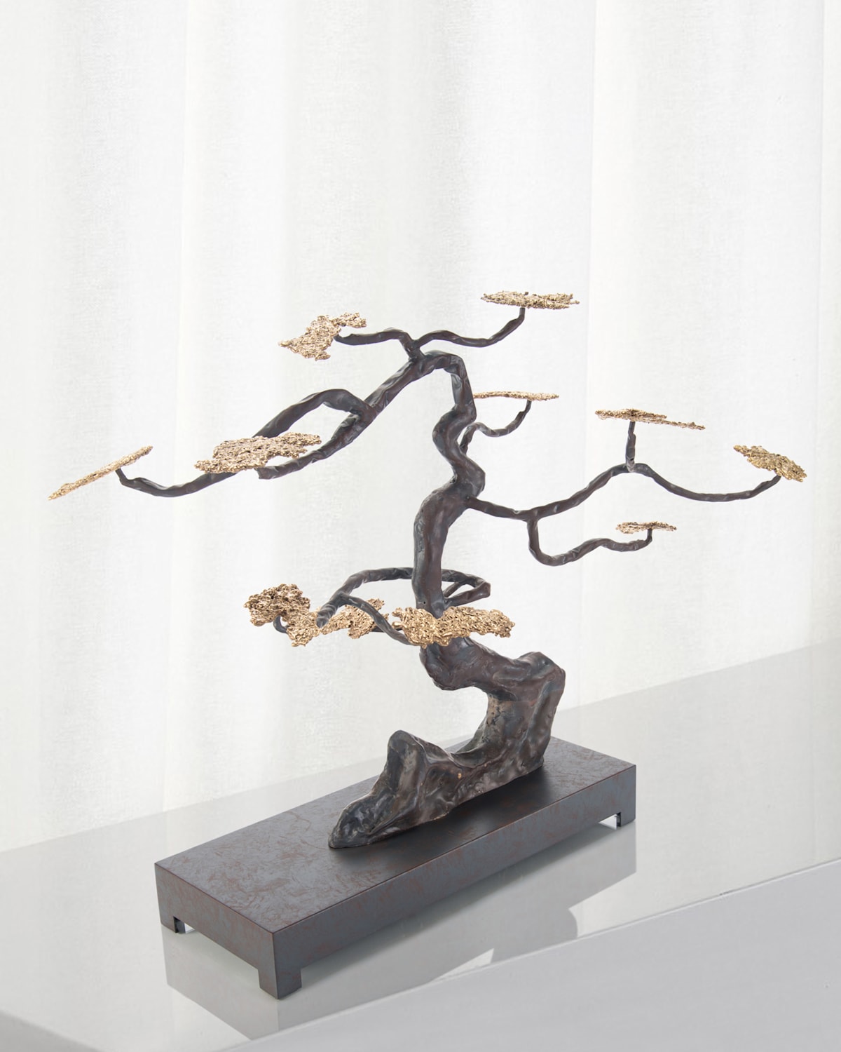 Shop John-richard Collection Windswept Sculpture In Gold
