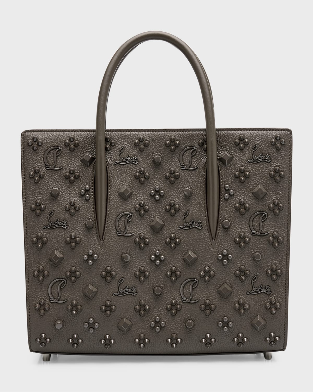 Christian Louboutin Paloma Medium Calf Tote Bag In Rocket