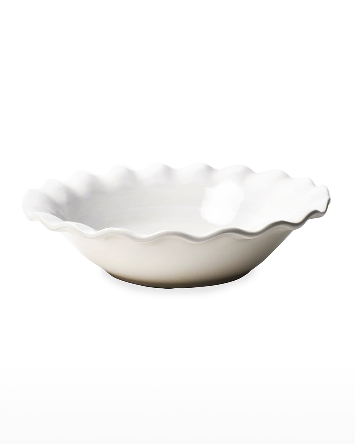 Shop Coton Colors Signature Ruffle Dinner Best Bowl In White